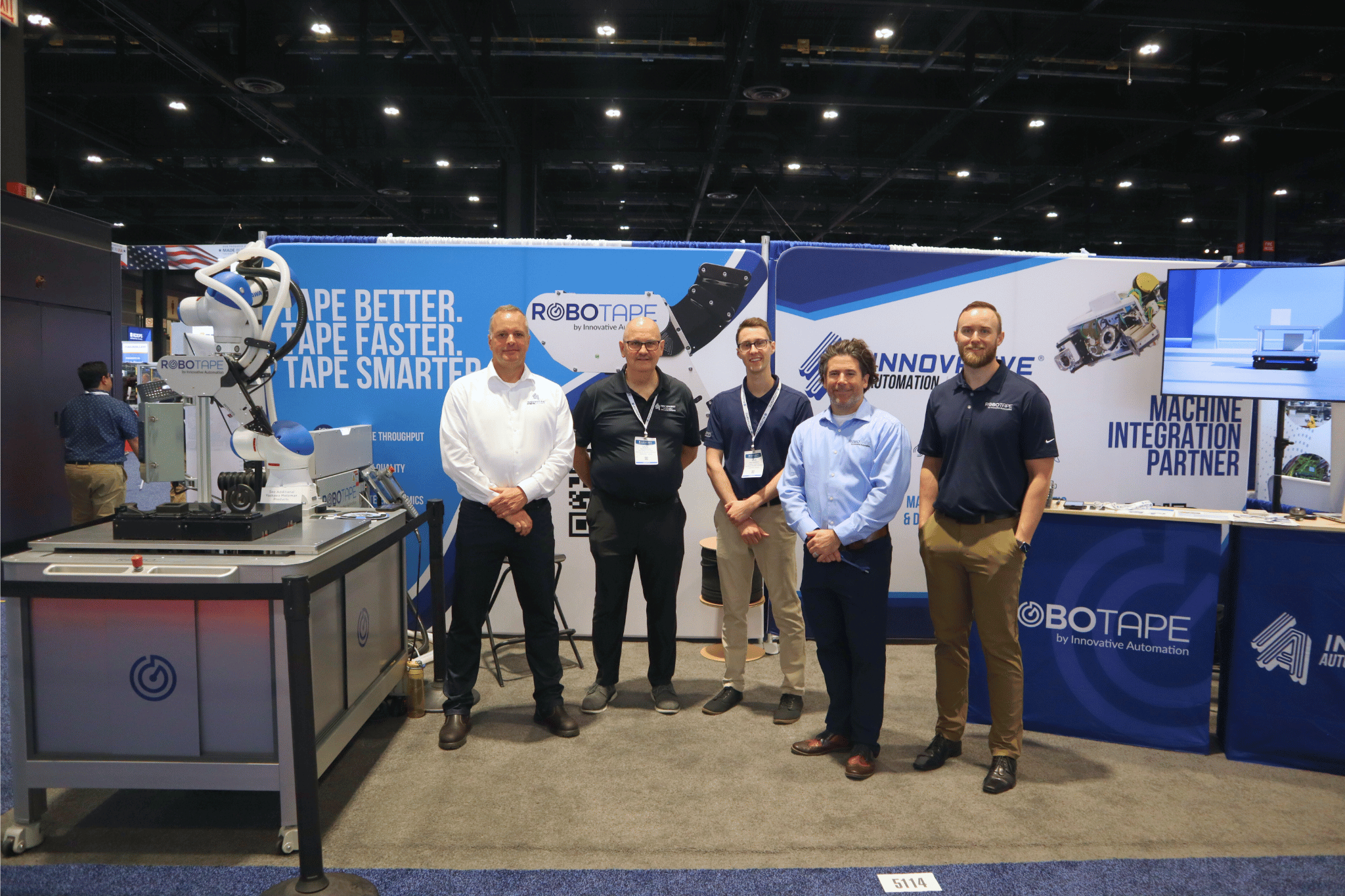 The Innovative Group of Companies team at Automate 2024 RoboTape, Innovative Automation, and Mecsmart Systems at Automate 2024